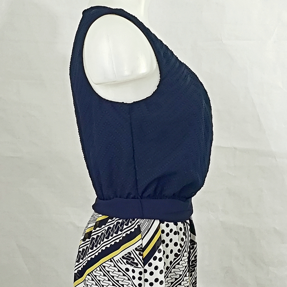 AB Studio Hanky Hem Sleeveless Summer Dress Large - Picture 3 of 5
